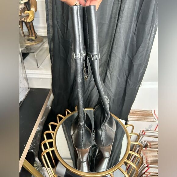 Joie Whipstitch Knee High Boots - Picture 5 of 7